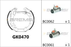 Bremsi GK0470 - BRAKE PADS