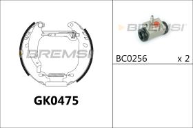 Bremsi GK0475 - BRAKE PADS