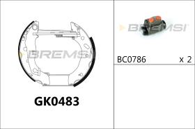 Bremsi GK0483 - BRAKE PADS