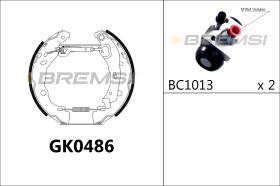 Bremsi GK0486 - BRAKE PADS