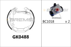 Bremsi GK0488 - BRAKE PADS