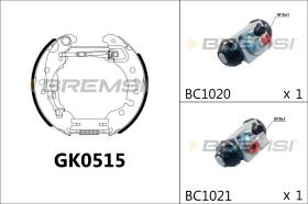 Bremsi GK0515 - BRAKE PADS