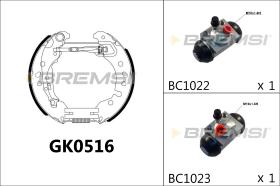 Bremsi GK0516 - BRAKE PADS