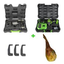 JBM SERIE496P - EXTRACTOR DE INYECTORES NEUMÁTICO + JUEGO DE 3 ADAPTADORES +